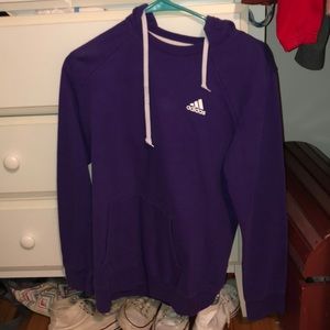 purple adidas hoodie
